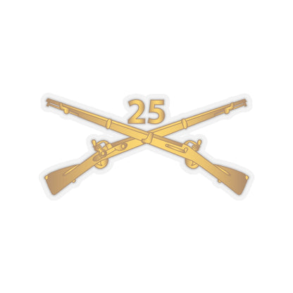 Kiss-Cut Stickers - Army - 25th Infantry Regiment Branch wo Txt