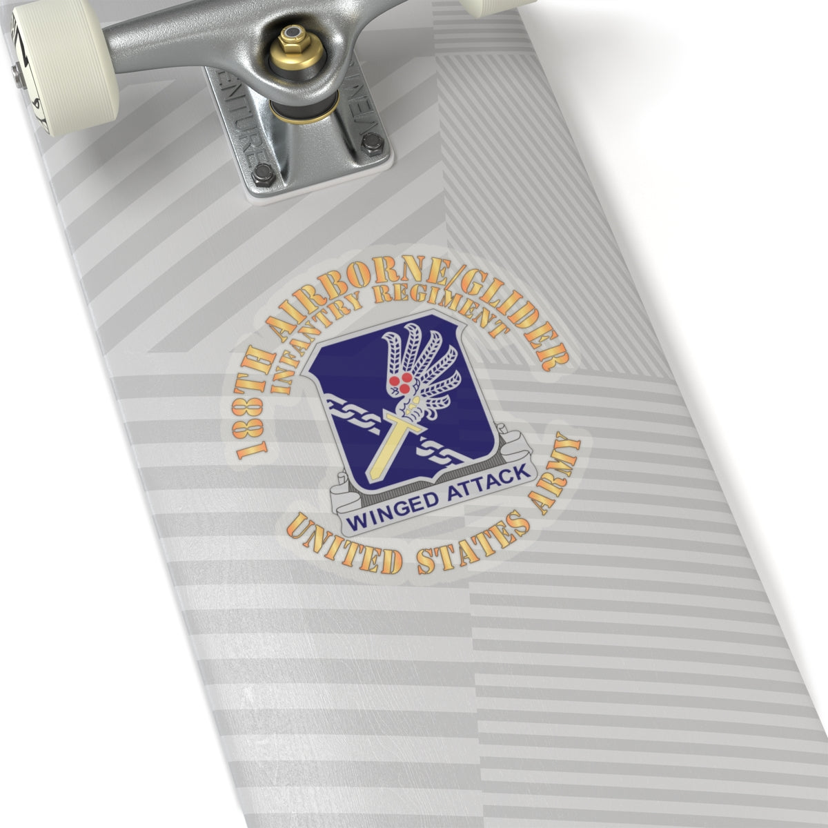 Kiss-Cut Stickers - Army  - 188th Airborne - Glider Infantry Regiment - DUI X 300