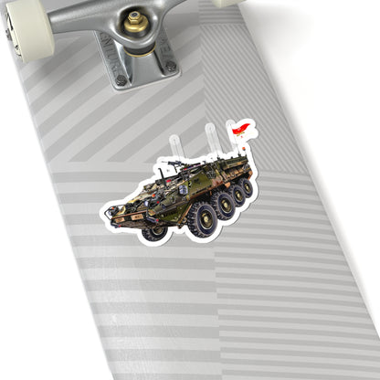Kiss-Cut Stickers - Army - 3rd Squadron, 17th Cavalry Regiment Stryker Vehicle wo Txt