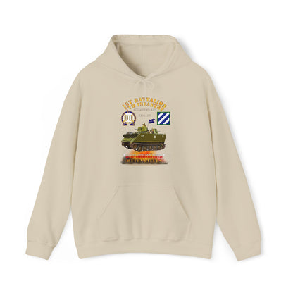 Unisex Heavy Blend™ Hooded Sweatshirt - Army - 1st Bn 7th Infantry - Aschaffenburg FRG - M113 APC  - CottonBalers X 300