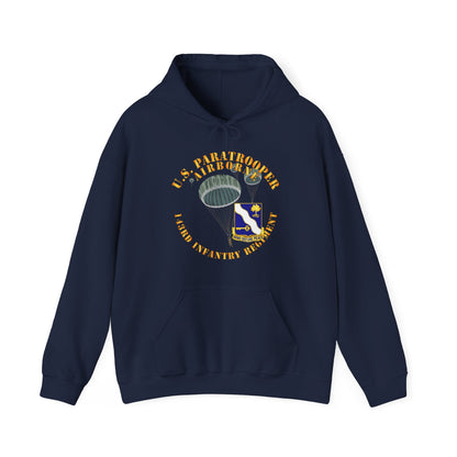 Unisex Heavy Blend™ Hooded Sweatshirt - Army - US Paratrooper - 143rd Infantry Regiment X 300