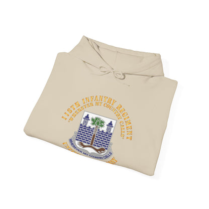 Unisex Heavy Blend™ Hooded Sweatshirt - Army -  118th Infantry Regiment - Wherever My Country Calls - US Army X 300