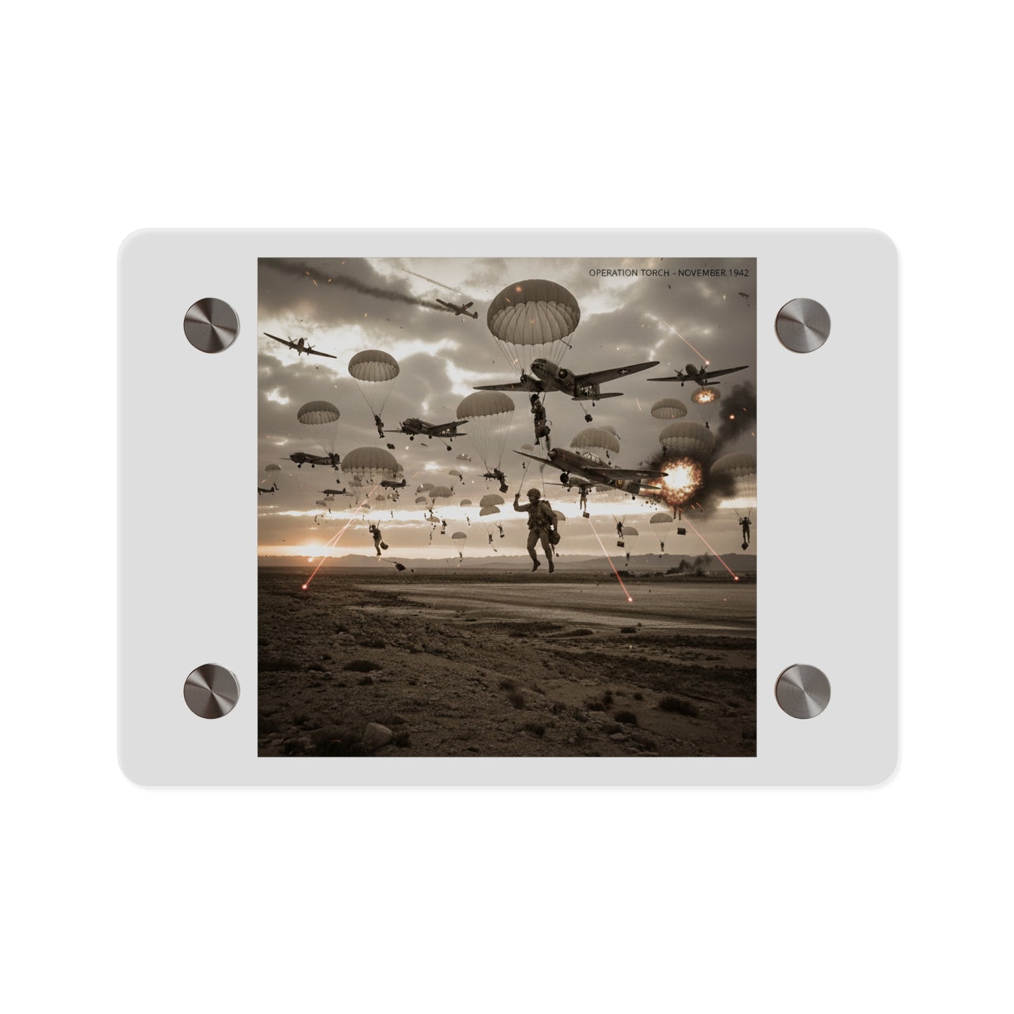 Acrylic Wall Art Panel - Operation Torch Nov 1942