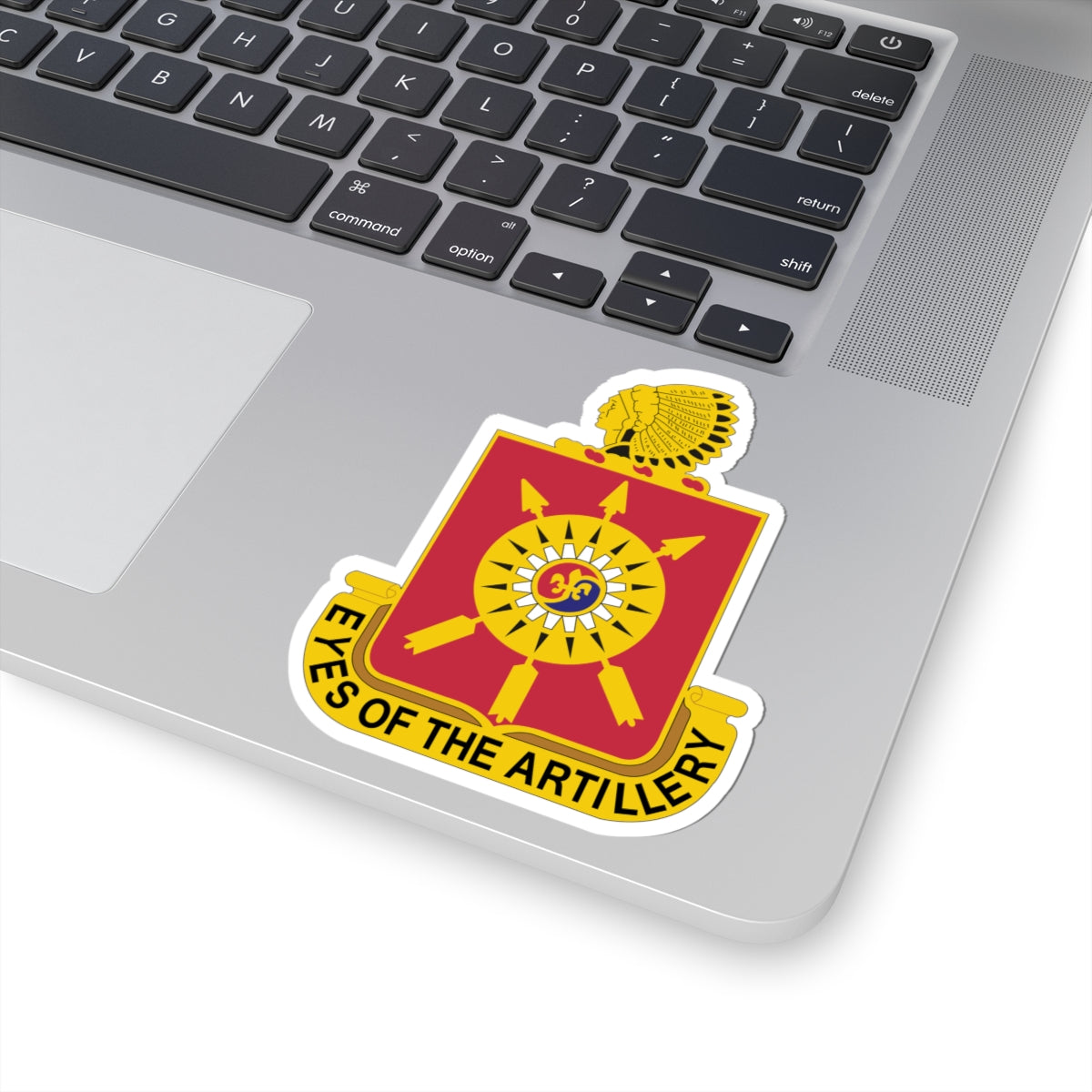 Kiss-Cut Stickers - Army - 171st Field Artillery Regiment - DUI wo Txt X 300