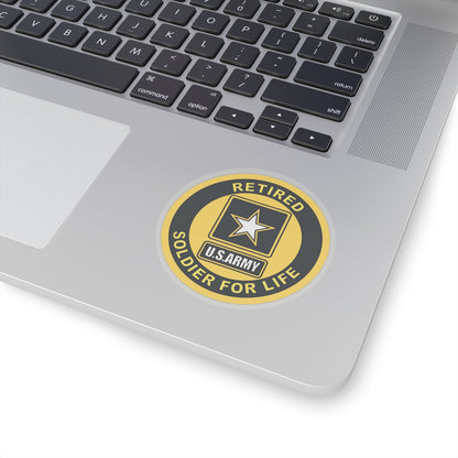 Kiss-Cut Stickers - US Army Soldier for Life
