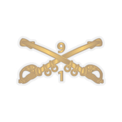 Kiss-Cut Stickers - Army - 1st Squadron, 9th Cavalry Branch wo Txt X 300