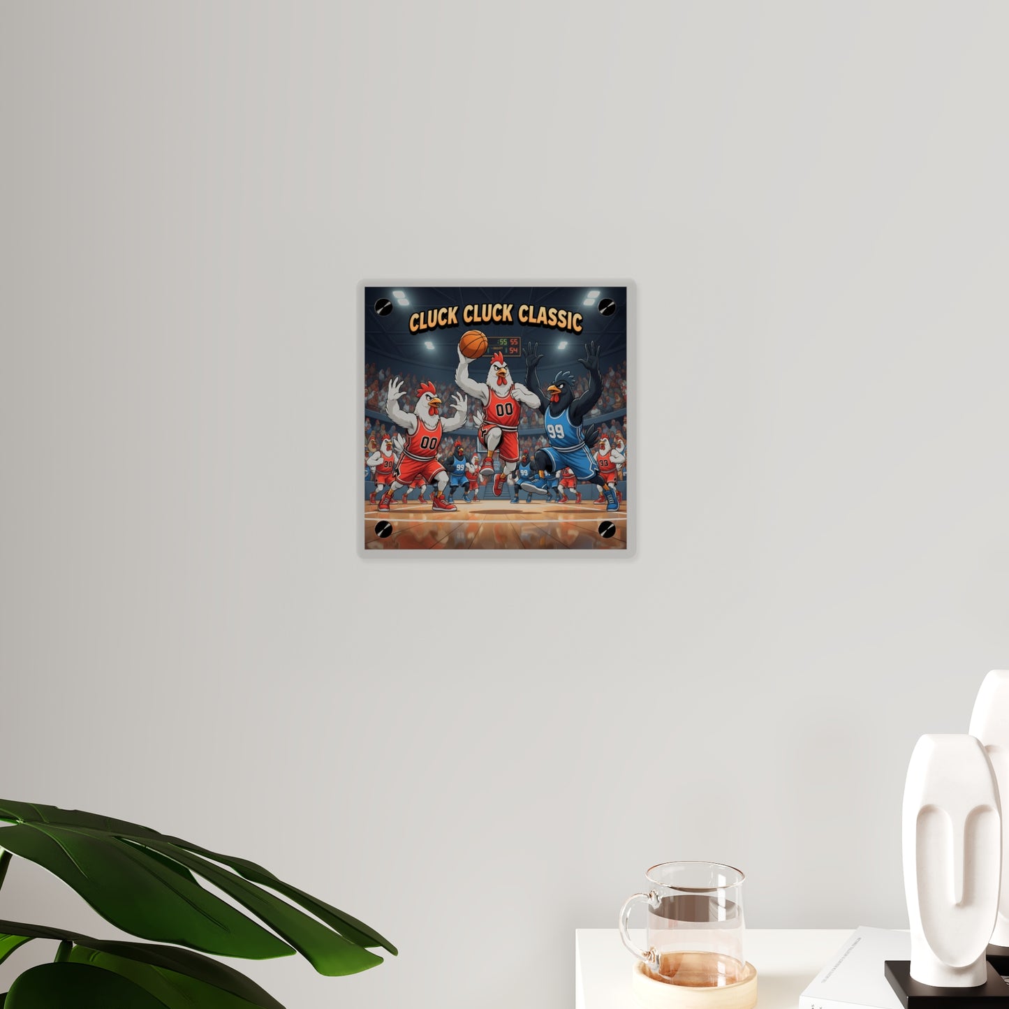 Acrylic Wall Art Panel - Chicken Classic