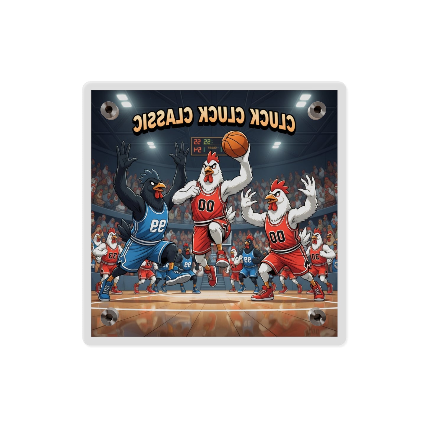 Acrylic Wall Art Panel - Chicken Classic