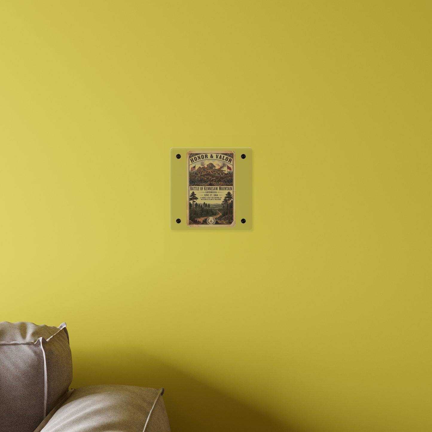 Acrylic Wall Art Panel - Battle of Kennesaw Mountain