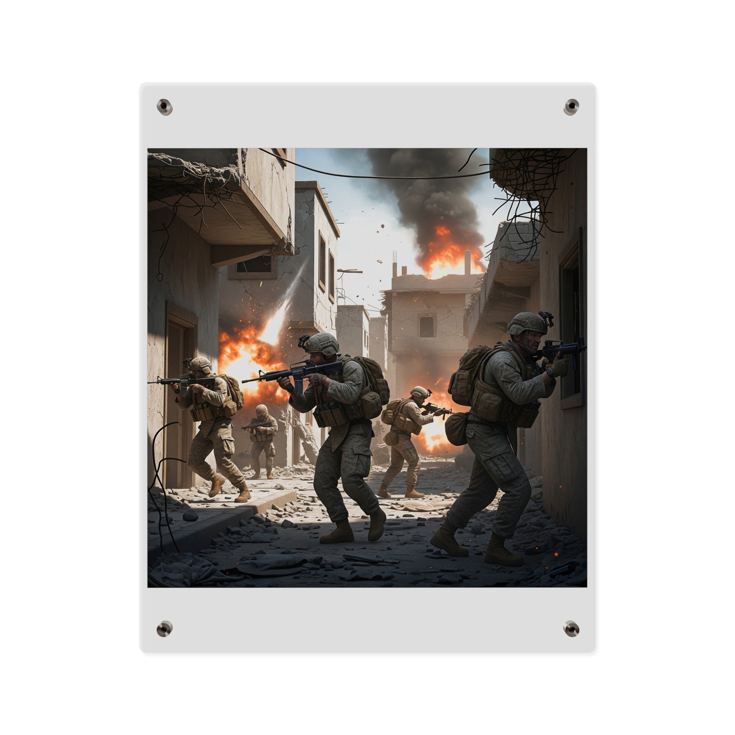 Acrylic Wall Art Panel - 2nd Battle of Fallajuh Iraq War