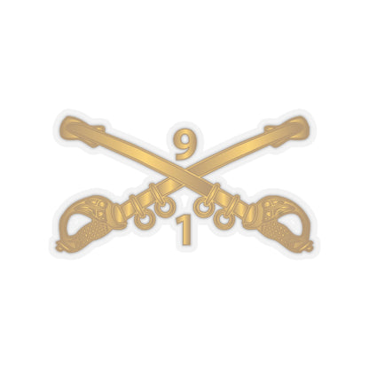 Kiss-Cut Stickers - Army - 1st Squadron, 9th Cavalry Branch wo Txt X 300
