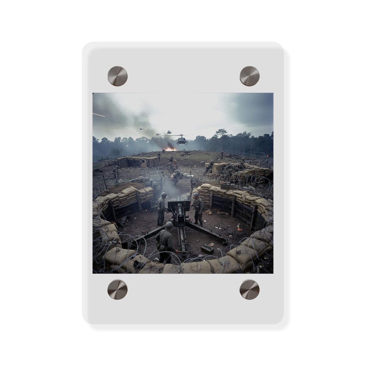 Acrylic Wall Art Panel - FSB Ripcord Siege - 1970