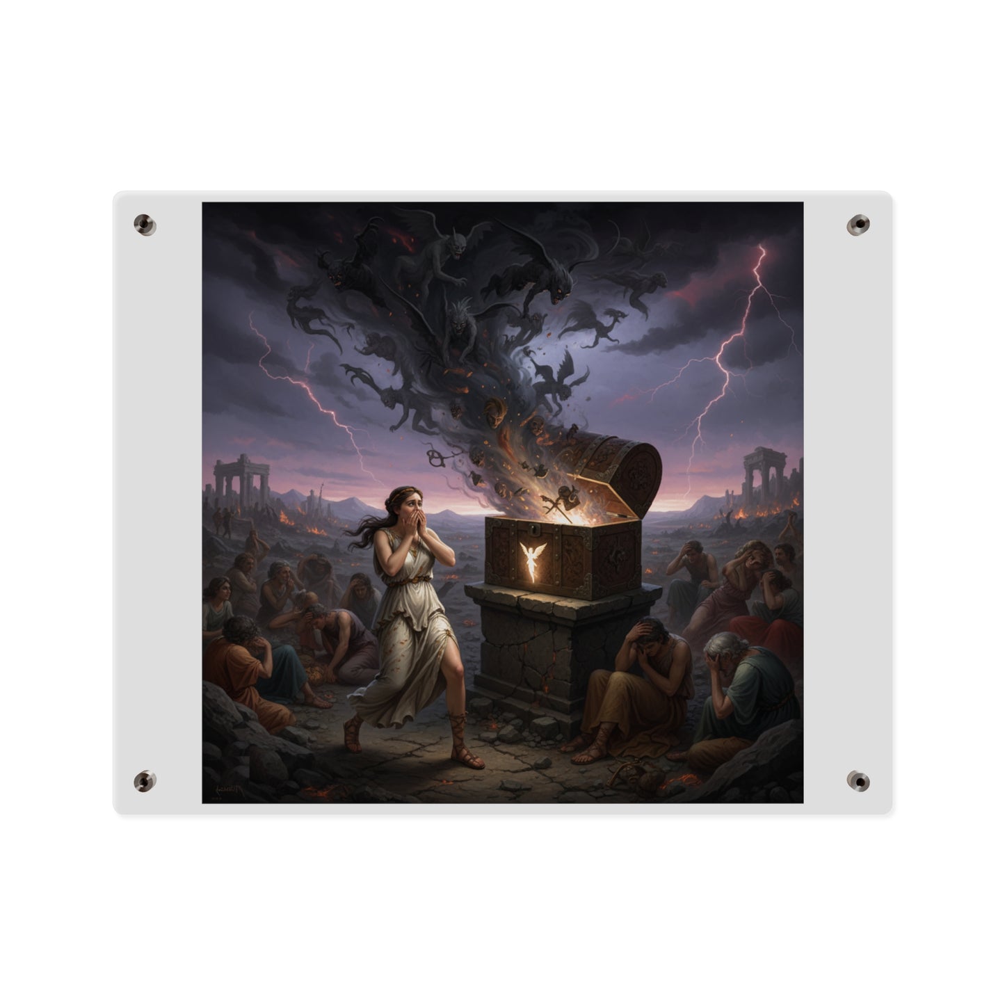 Acrylic Wall Art Panel - Pandoras box