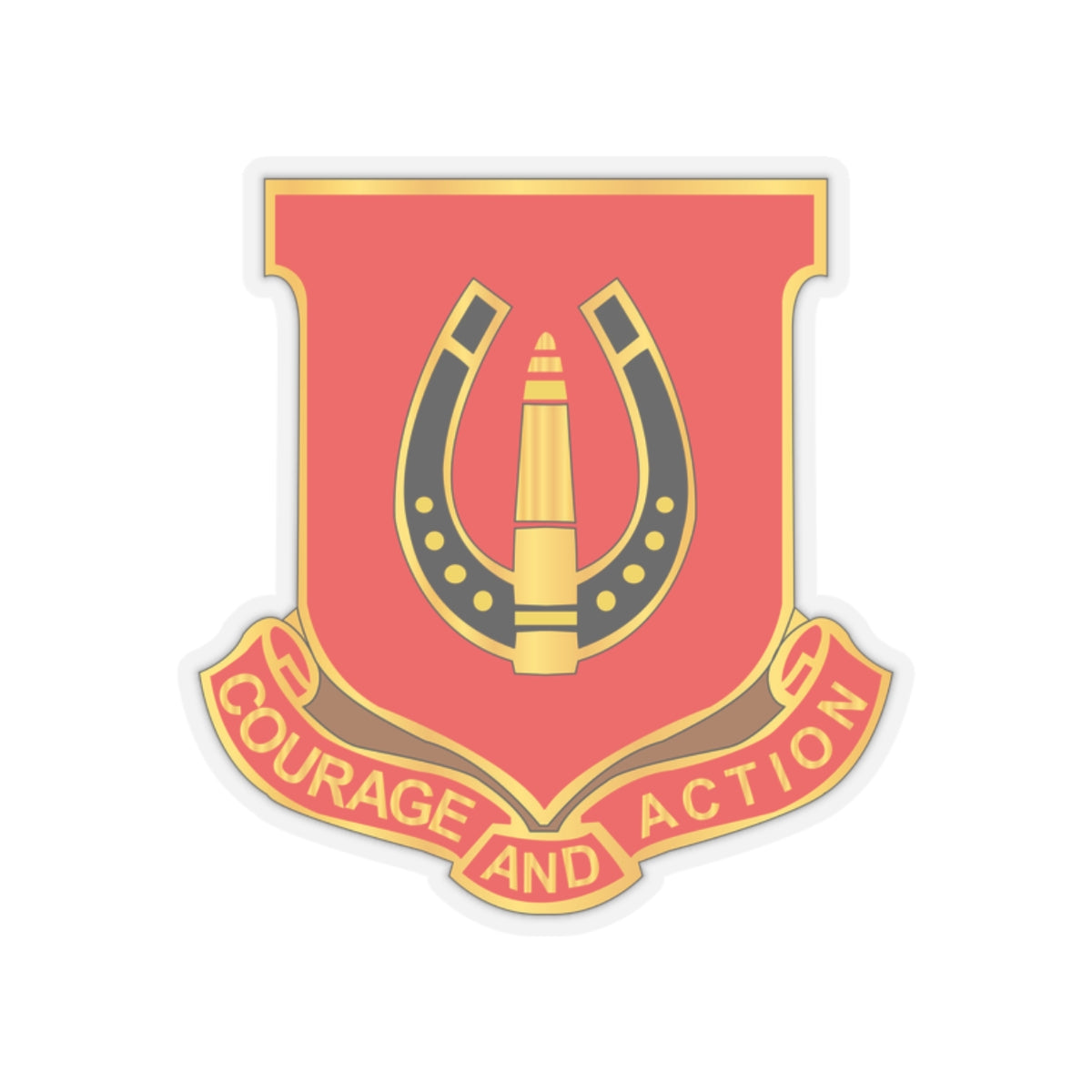Kiss-Cut Stickers - Army - 26th Field Artillery wo Txt