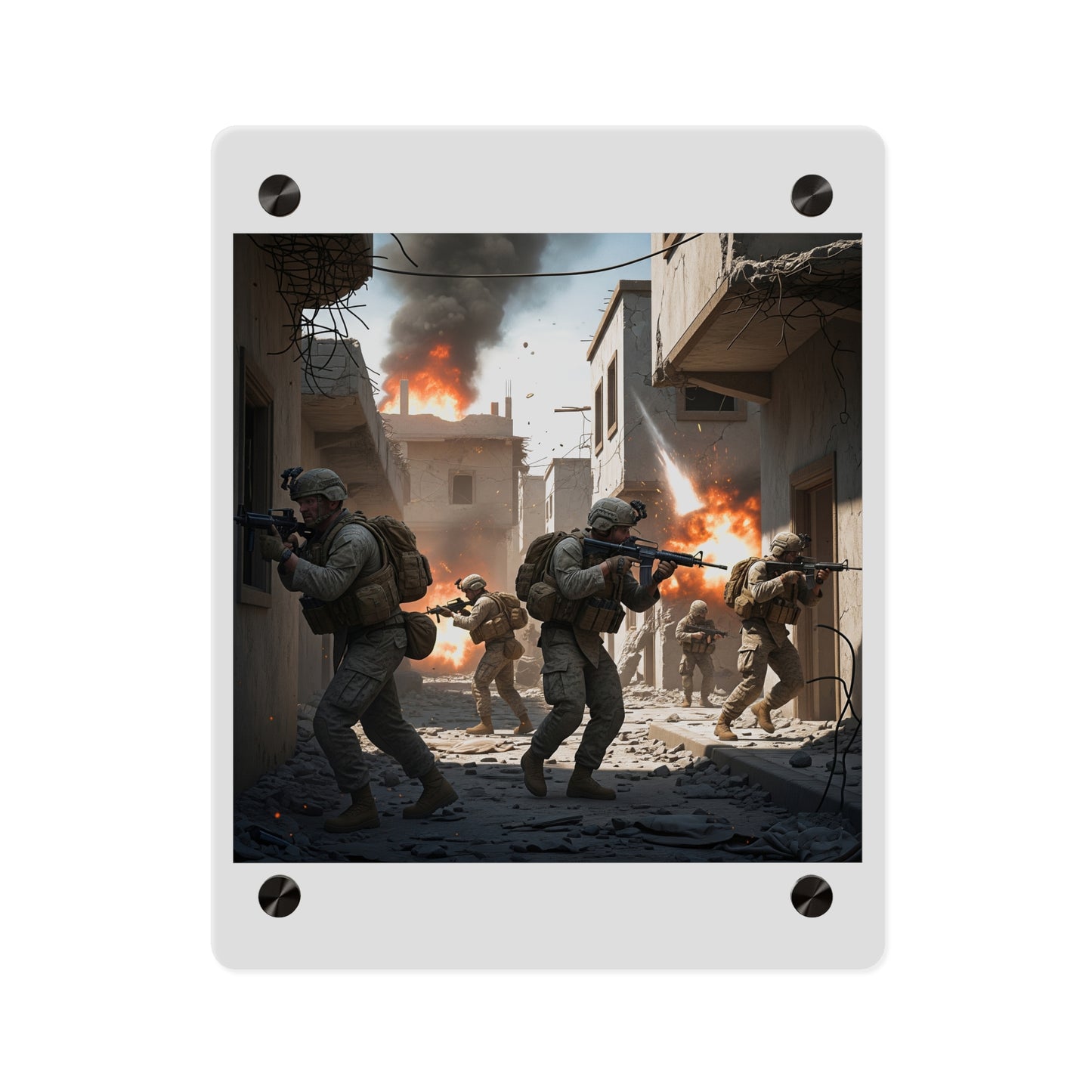 Acrylic Wall Art Panel - 2nd Battle of Fallajuh Iraq War