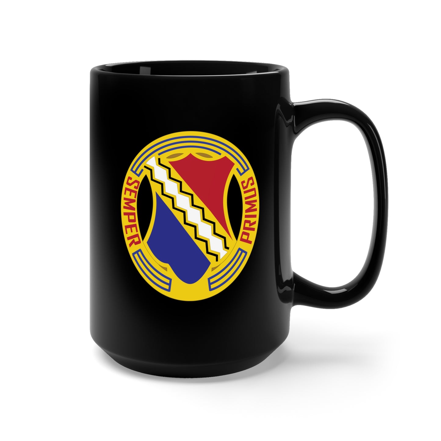 Black Mug 15oz - DUI  - 1st Infantry Regiment  X 300