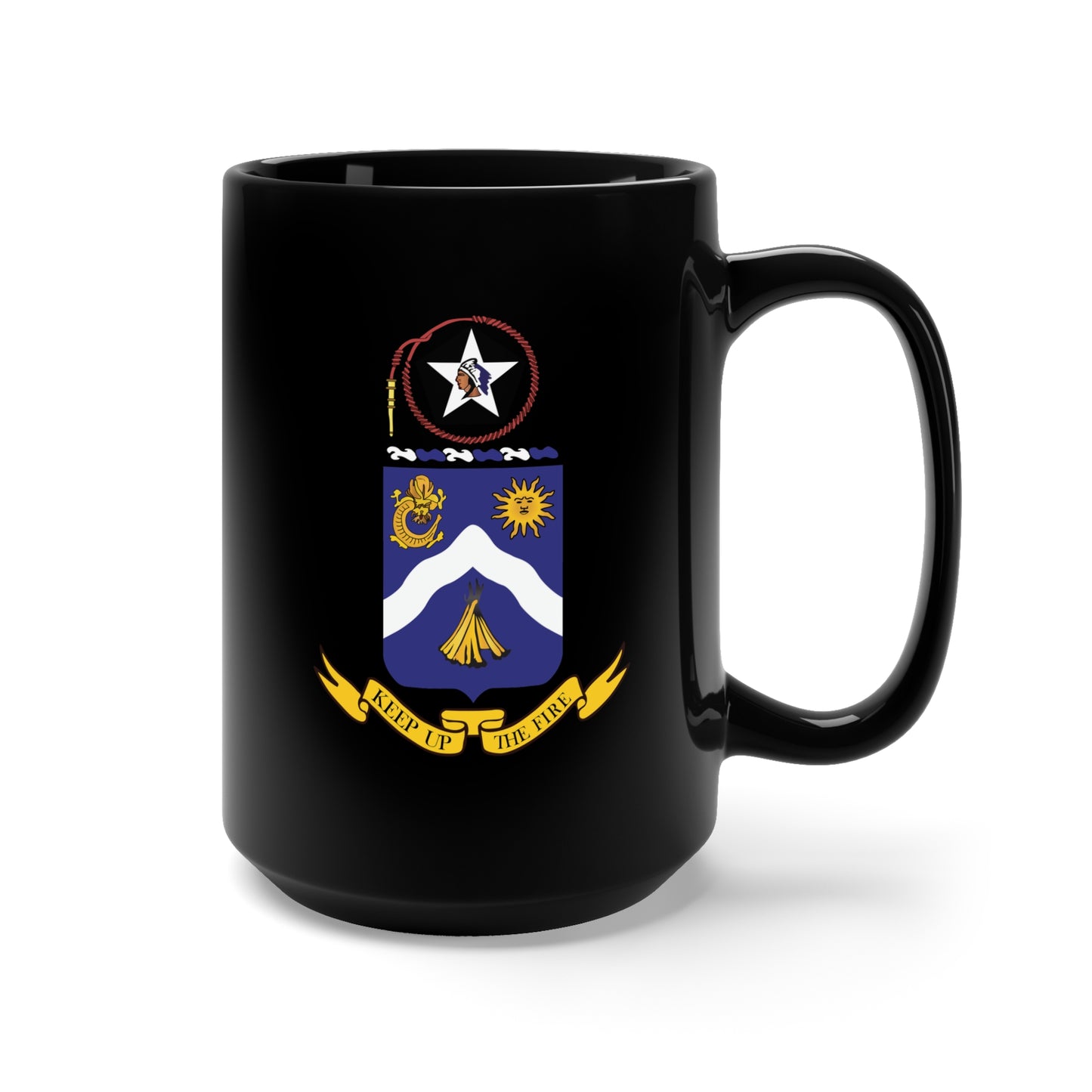 Black Mug 15oz - 9th Infantry Regiment