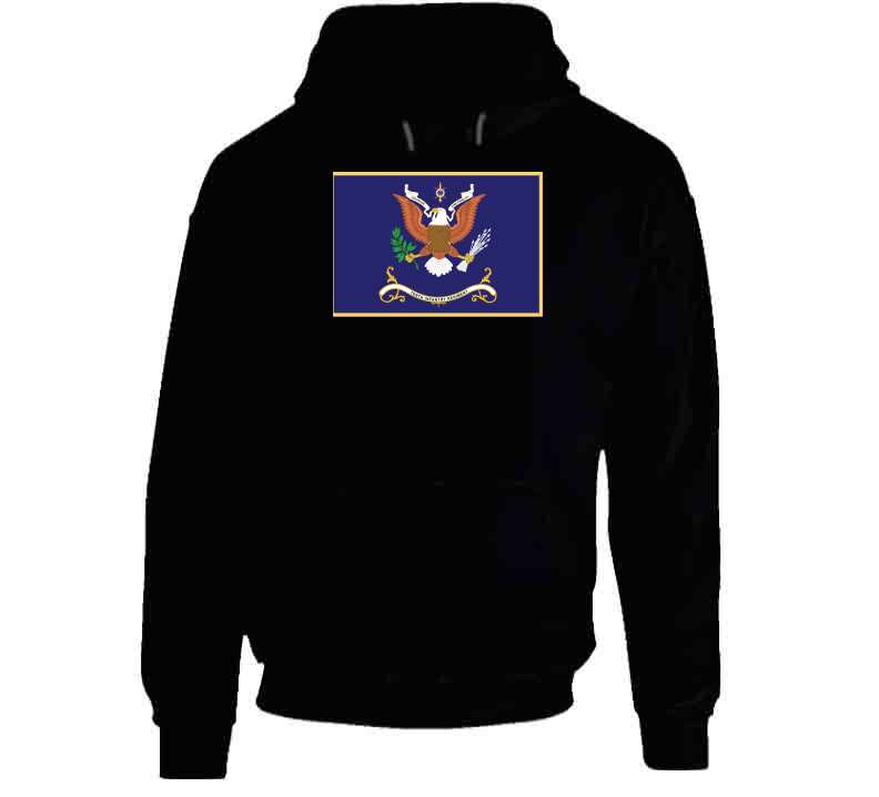 Army - Regimental Colors - 10th Infantry Regiment  - Courage And Fidelity X 300 T Shirt