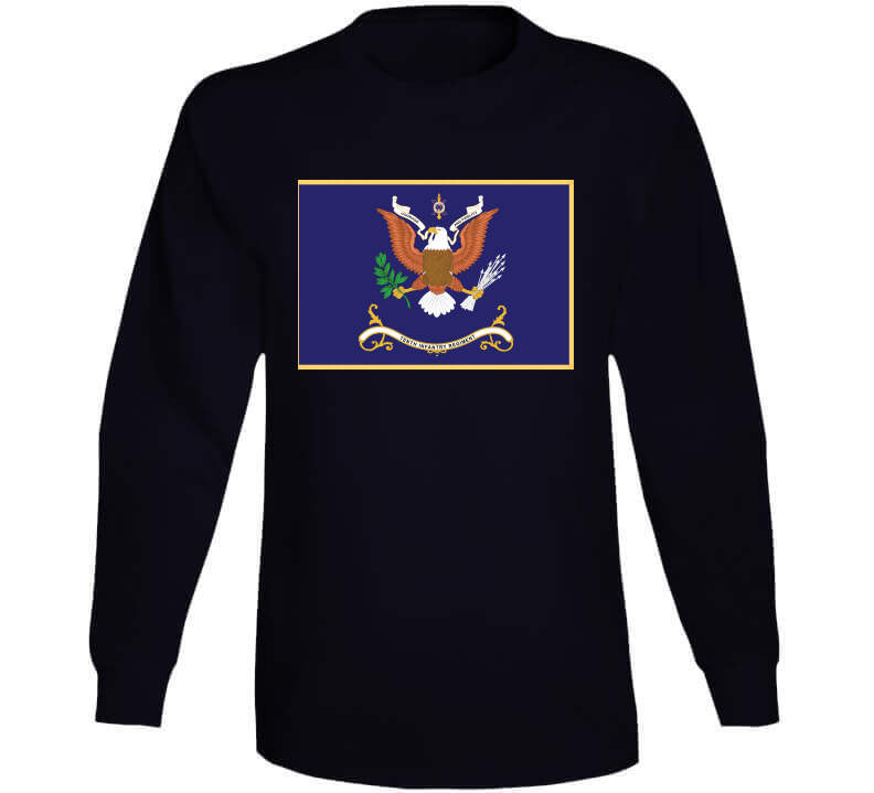 Army - Regimental Colors - 10th Infantry Regiment  - Courage And Fidelity X 300 T Shirt